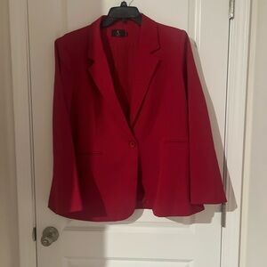 Classic Red Women's Blazer